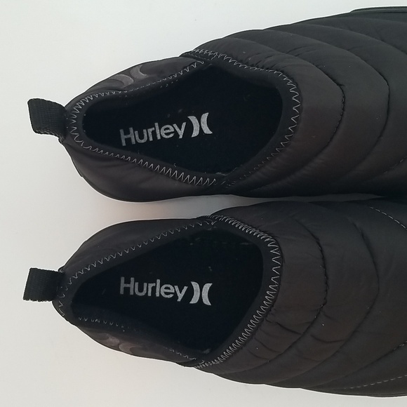 Hurley Black Puff Kayo Chukka Quilted Slip-On Shoes 7M - Picture 2 of 8